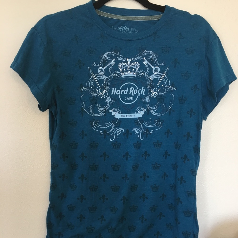 SF Hard Cafe t-shirt 💙💙size XL